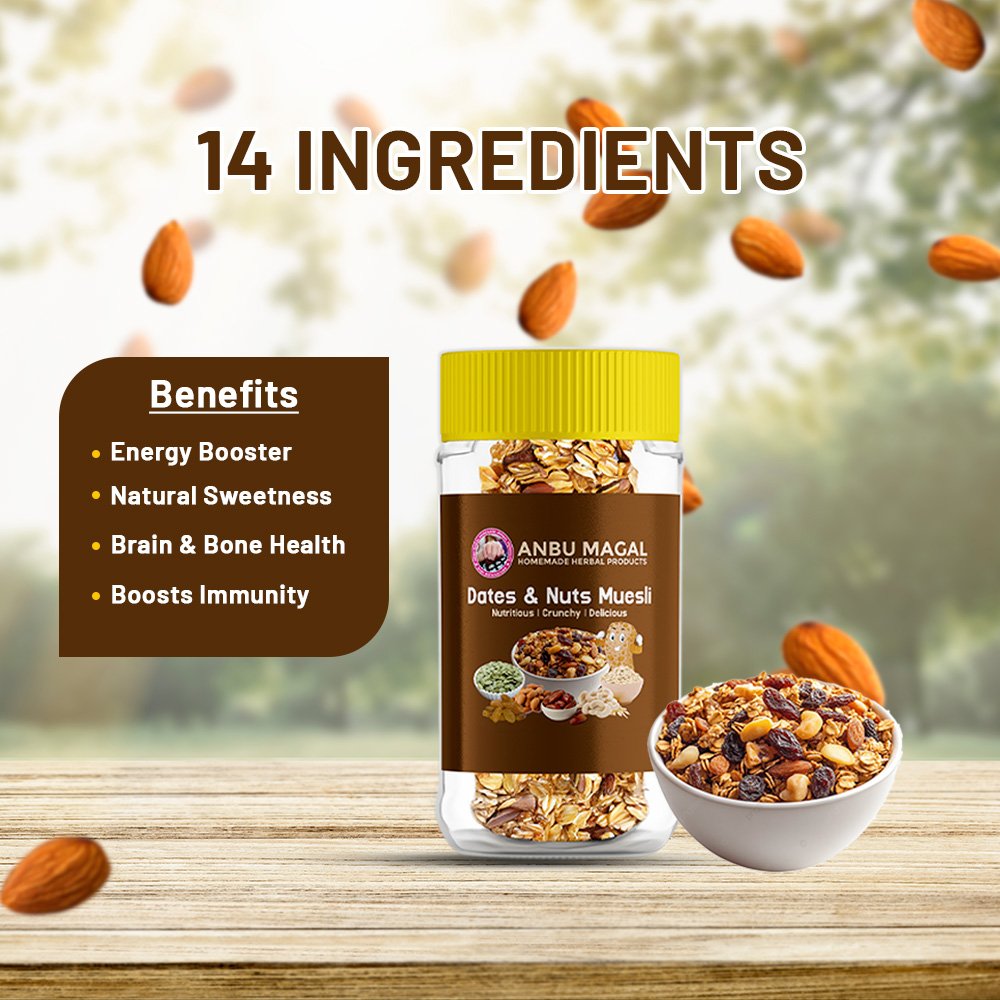 Dates And Nuts Muesli