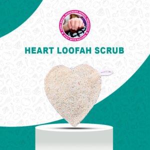 Heart Loofah Scrub
